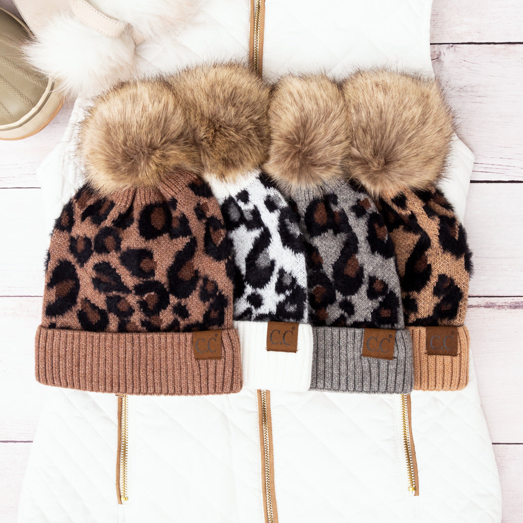 C C® Leopard Beanie