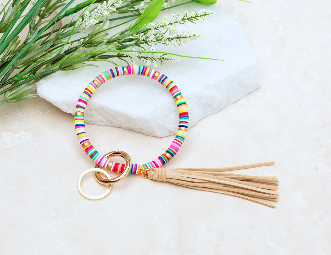 Boho Key Ring Bracelet 1