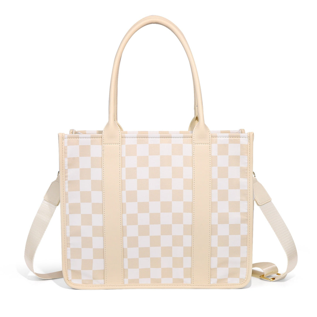Dallas Checkered Tote