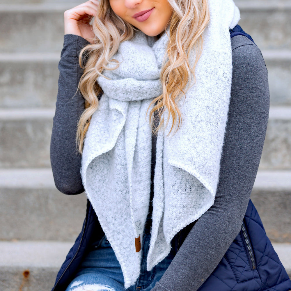 Burgundy C C® Draped Scarves