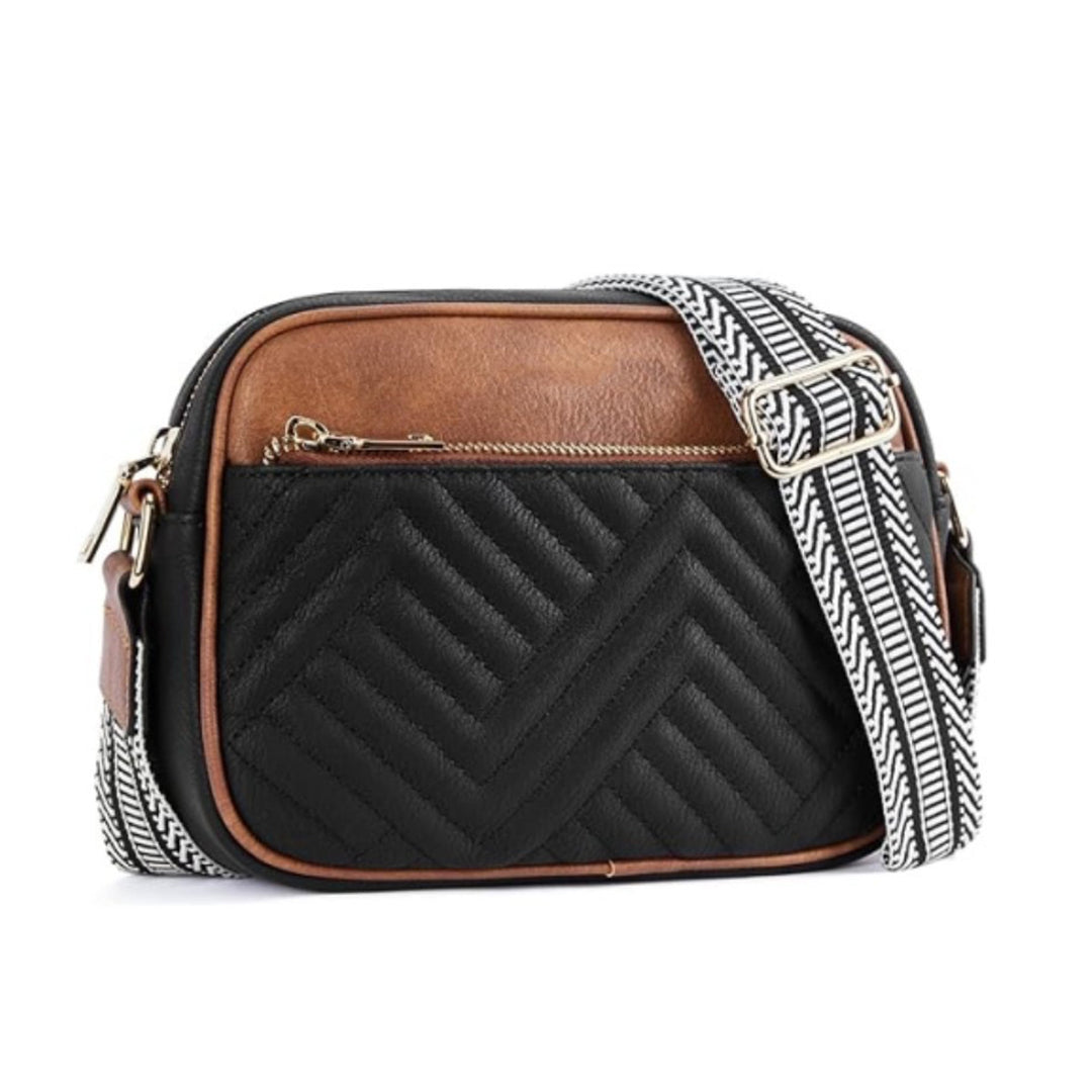 Everly Vegan Leather Camera Crossbody 1