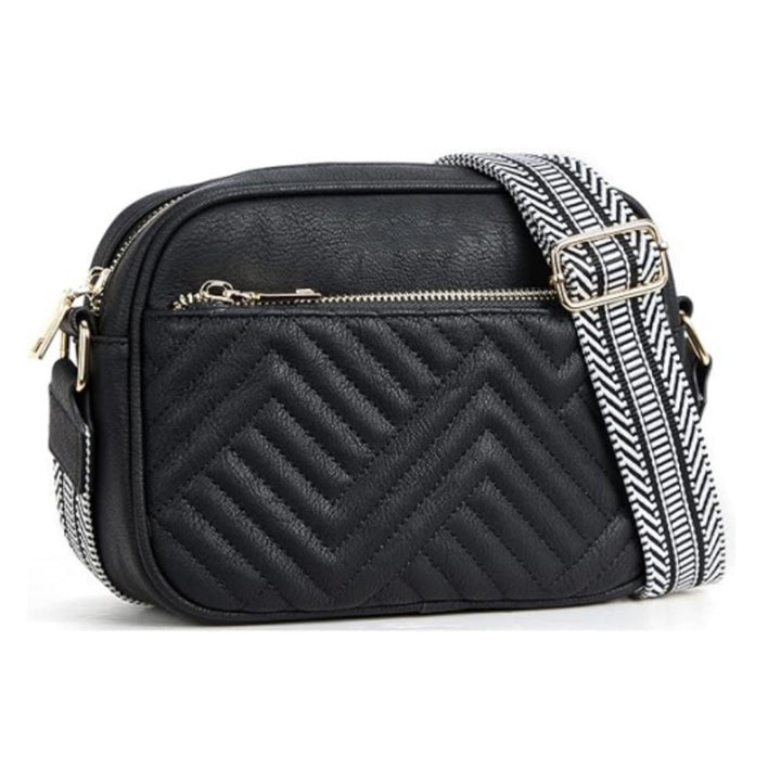 Everly Vegan Leather Camera Crossbody 1