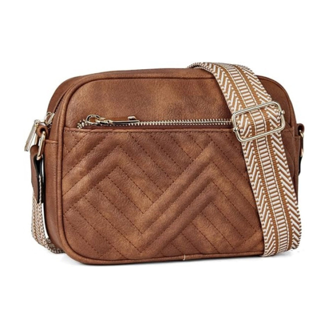 Everly Vegan Leather Camera Crossbody 1