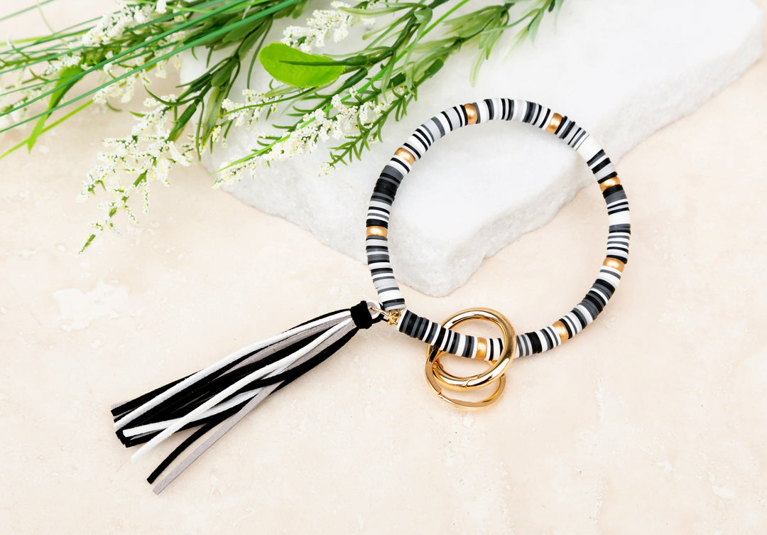 Boho Key Ring Bracelet 1