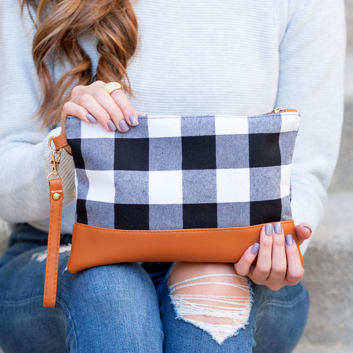 Buffalo Plaid Clutch 1