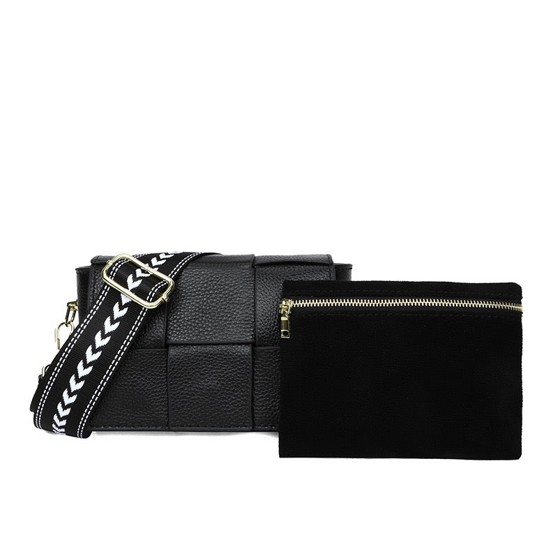 Margot Foldover Leather Crossbody 1