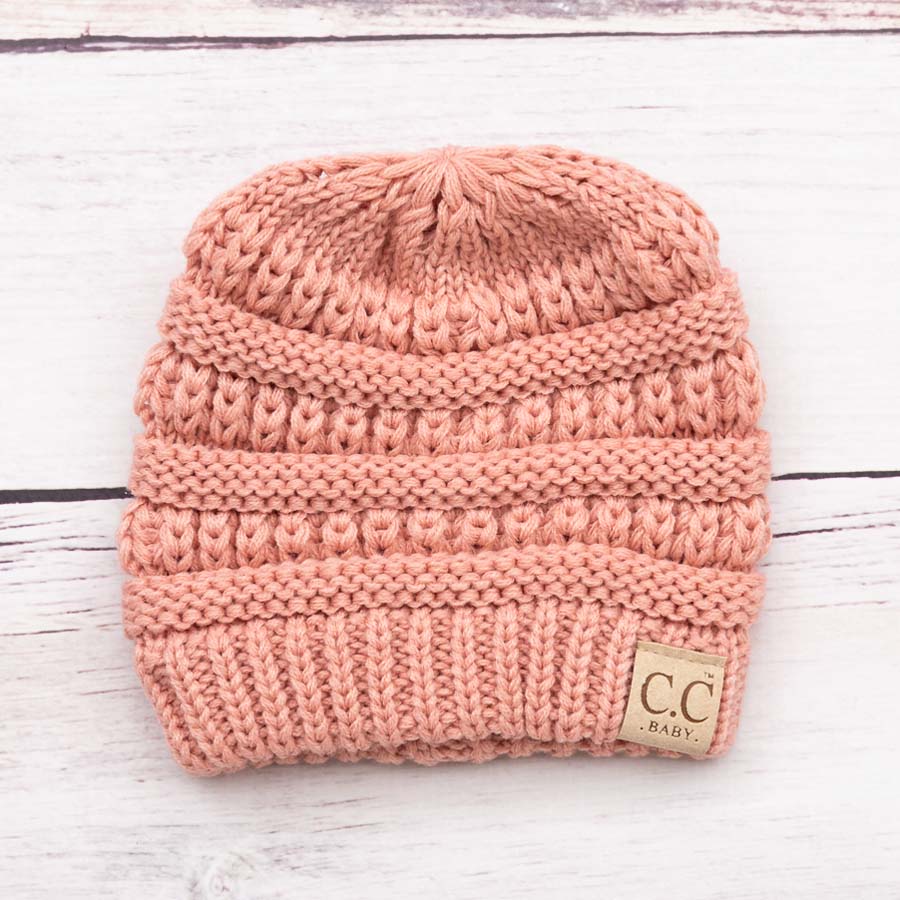 New Cd Pink C C® Baby Beanie