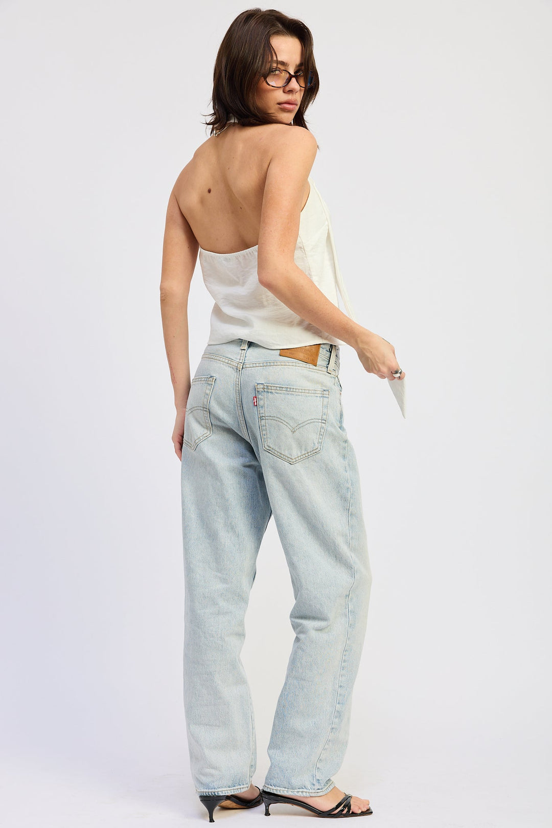 White Roselle Top