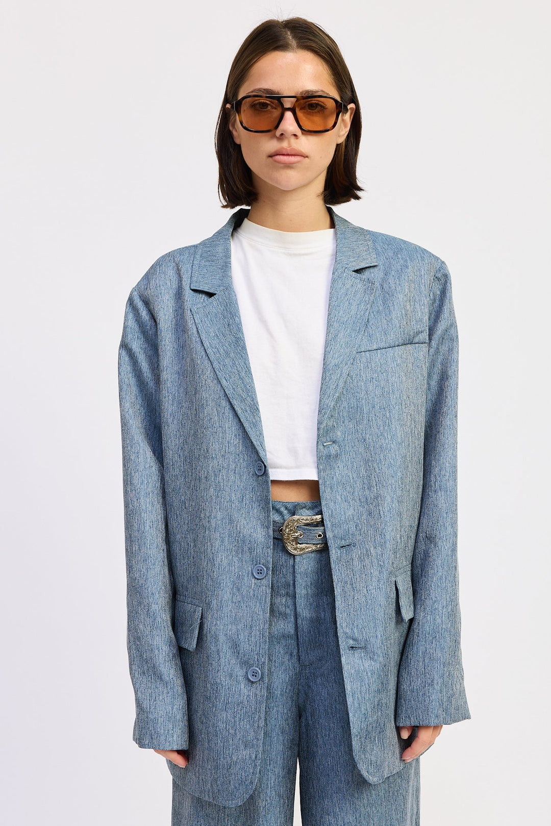 Denim Blue Jacey Blazer
