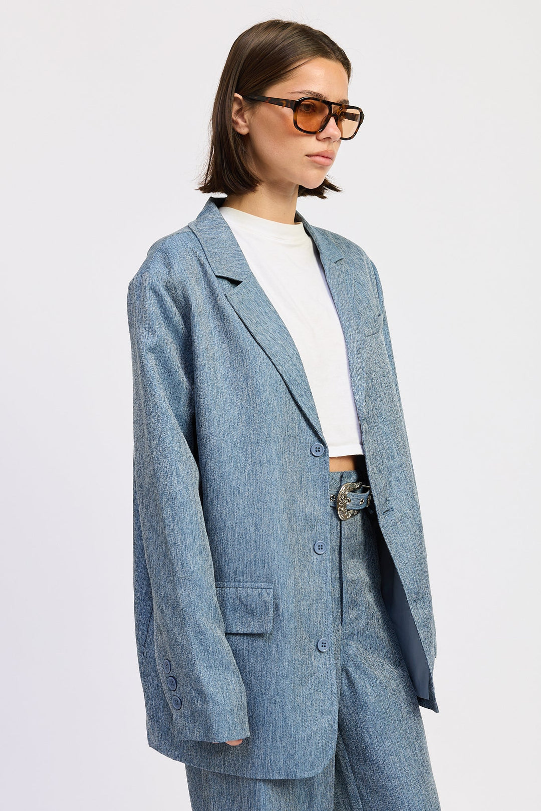Denim Blue Jacey Blazer