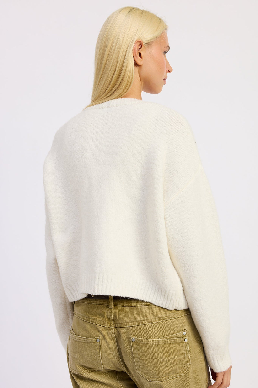Ivory Pink Juliette Cardigan