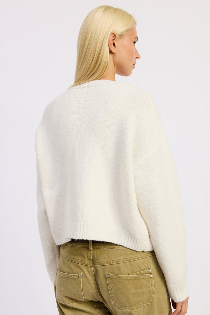 Ivory Pink Juliette Cardigan