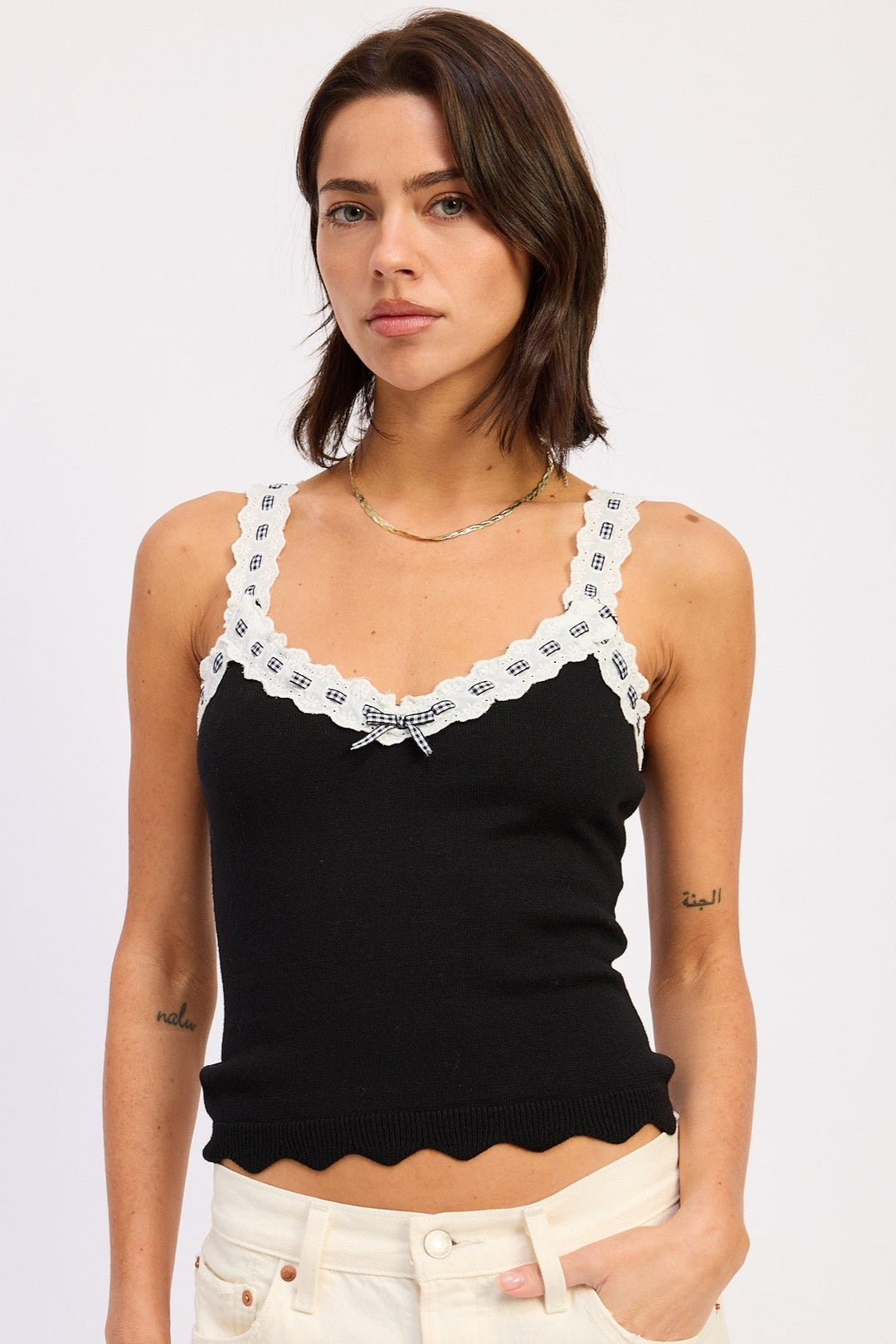 Black Aruna Top