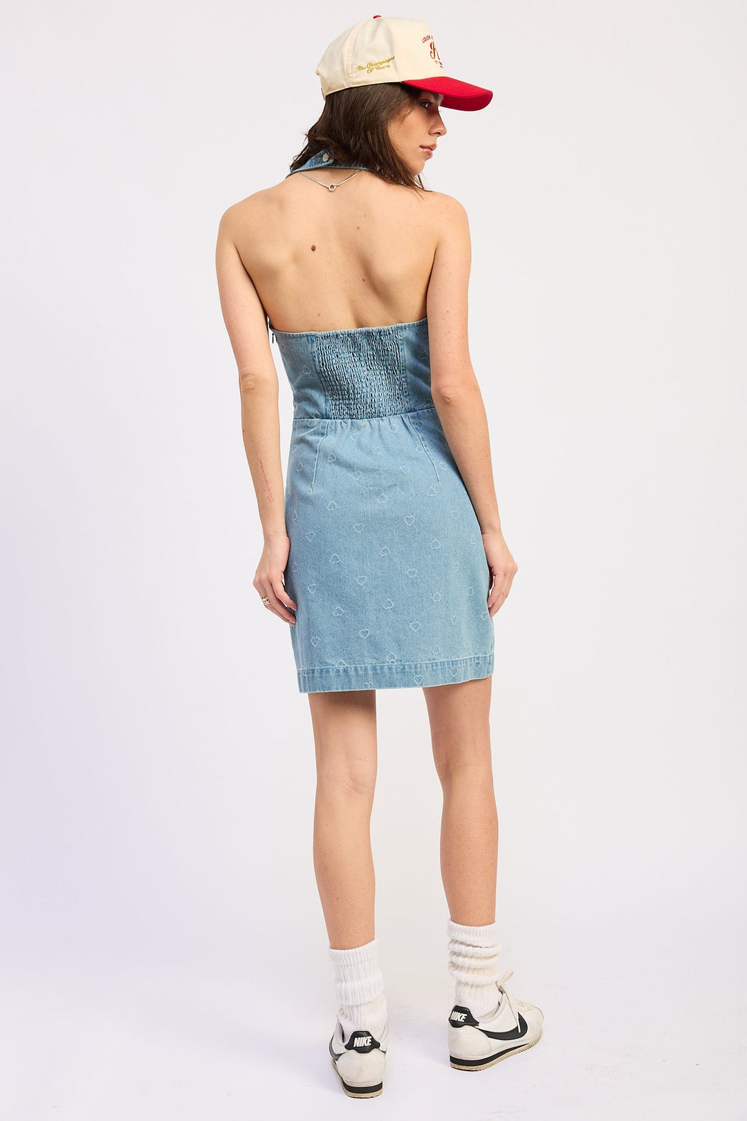 Light Blue Denim Camila Mini Dress