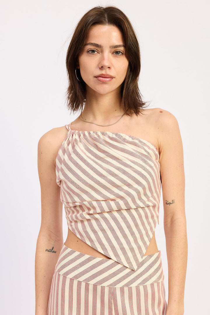 Red Stripe Marisol Top