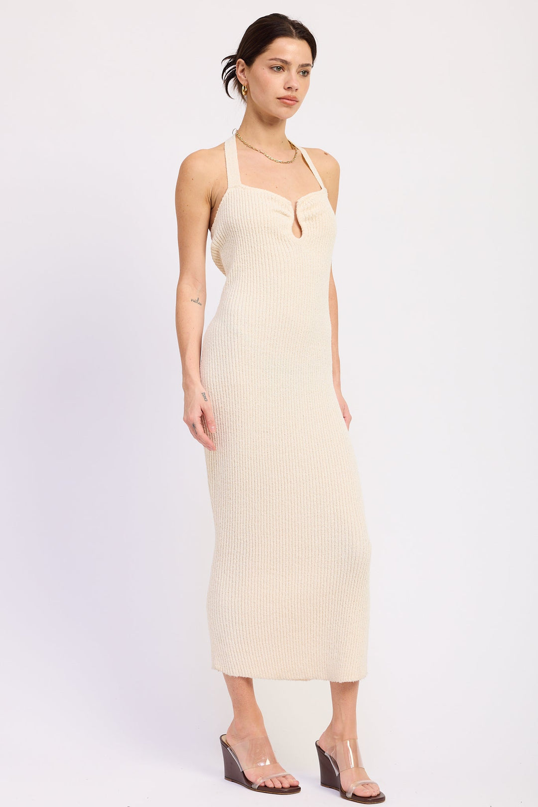 Ivory Tamsin Midi Dress