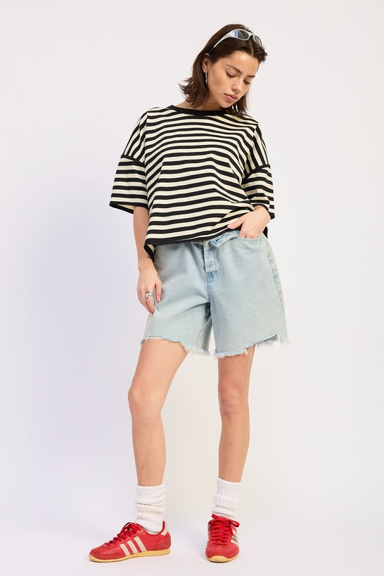 Navy Ivory Fenella Top