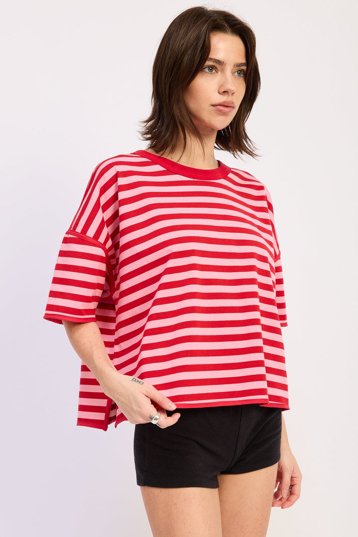 Red Pink Fenella Top