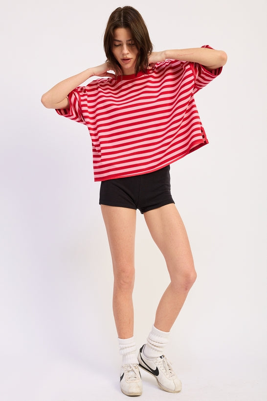 Red Pink Fenella Top