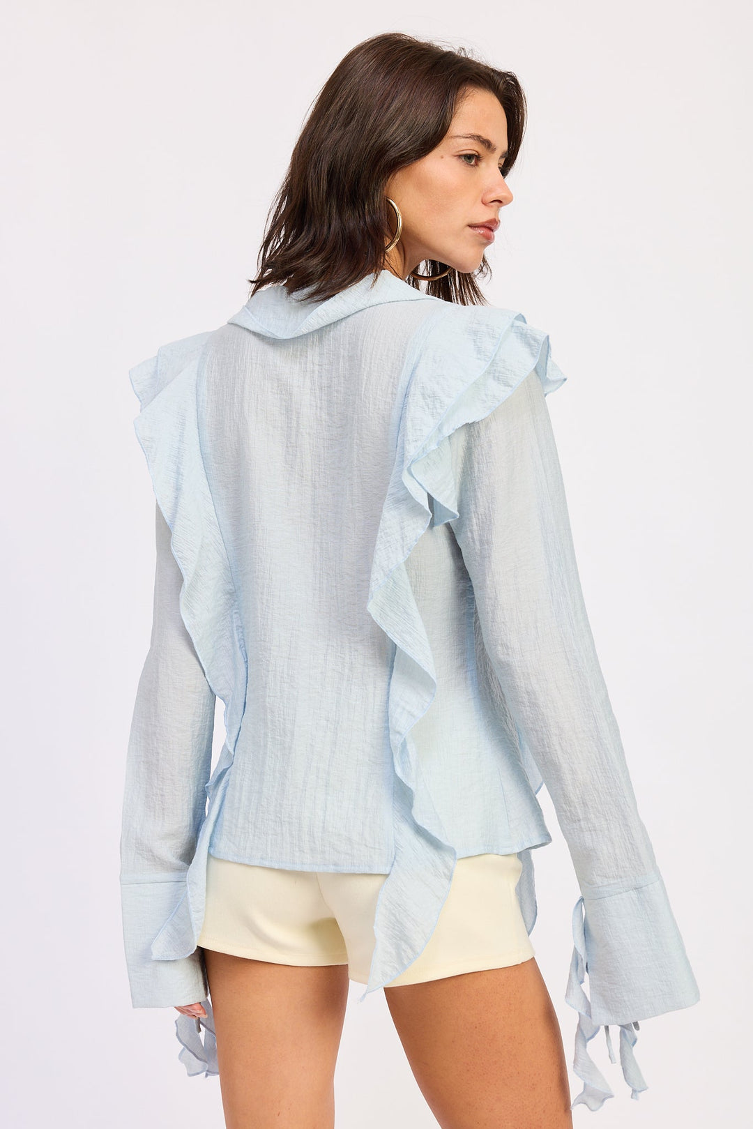 Baby Blue Olivette Top