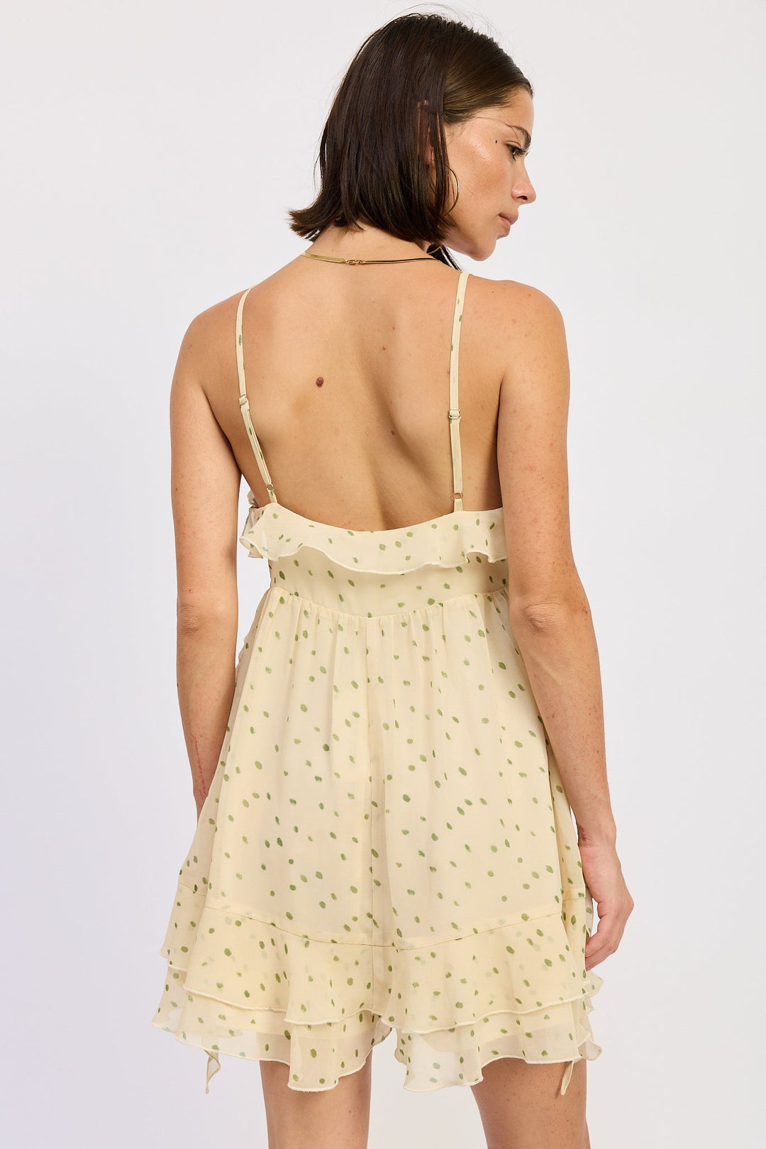 Ivory Green Devi Romper