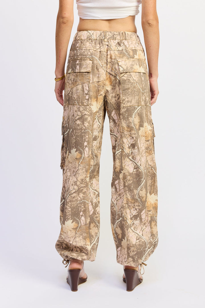 Olive Pink Blush Kaavia Cargo Pants