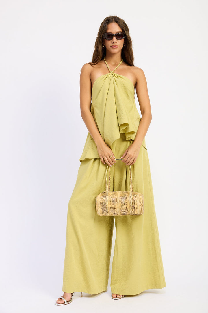 Avocado Nora Halter Top