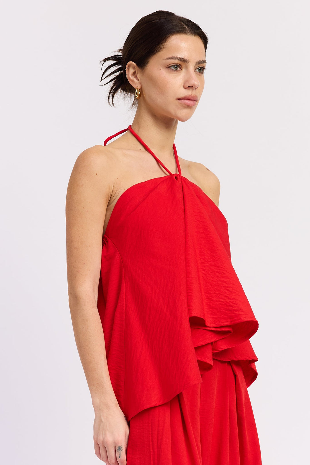 Butter Yelllow Nora Halter Top