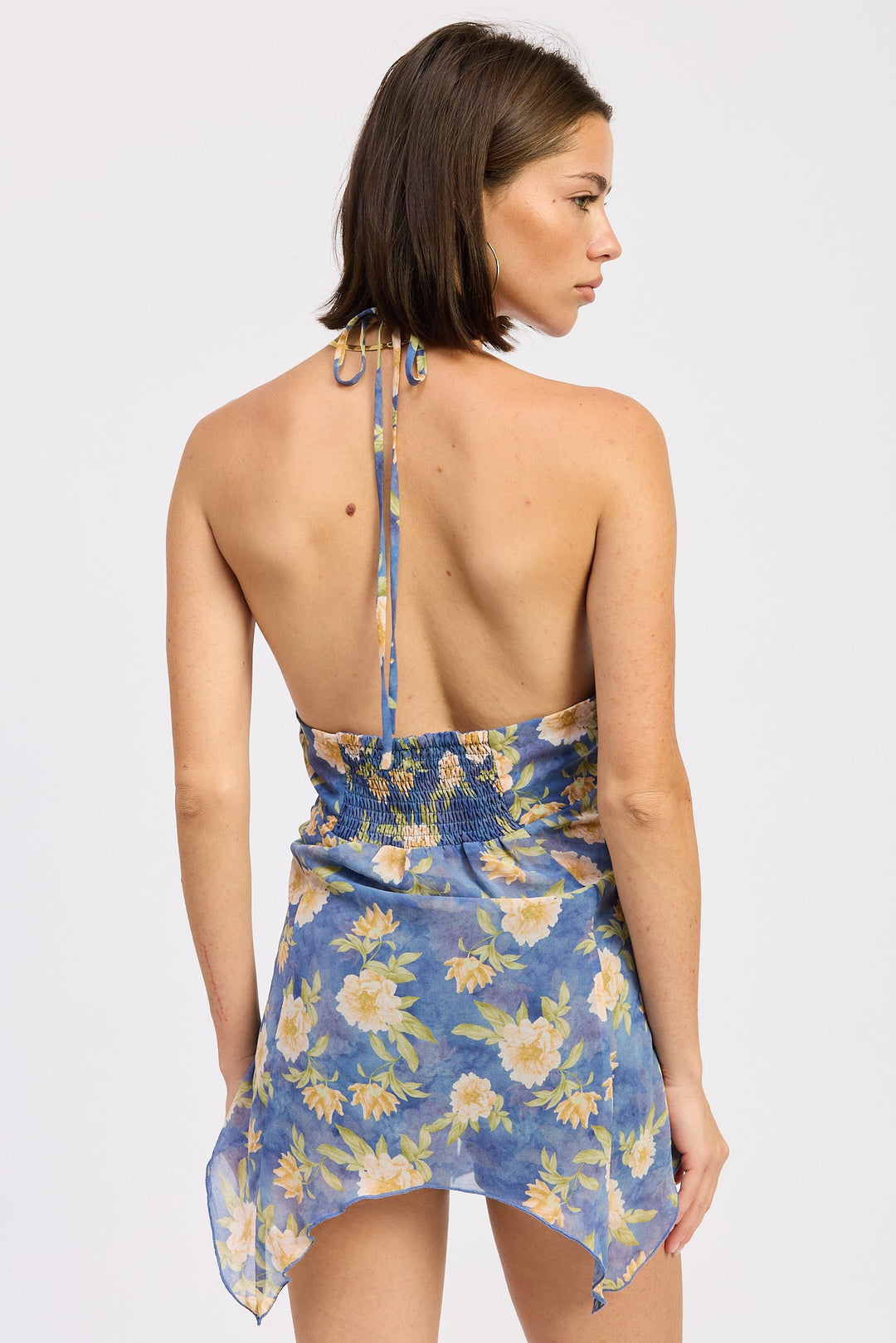 Blue Multi Maia Halter Top