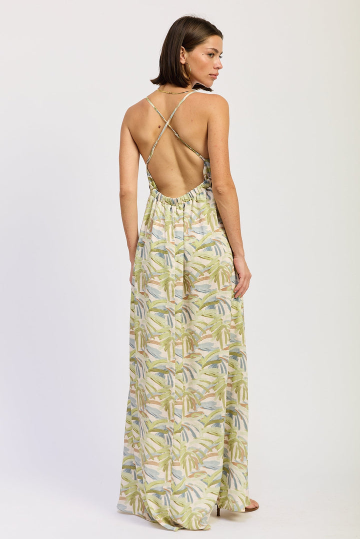 Green Multi Ivara Maxi Dress
