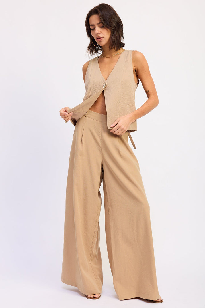 Coffee Olea Pants