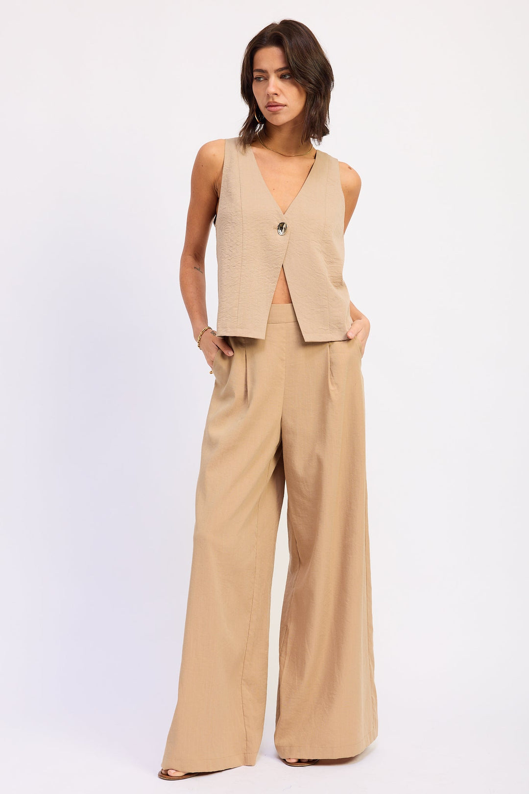 Coffee Olea Pants