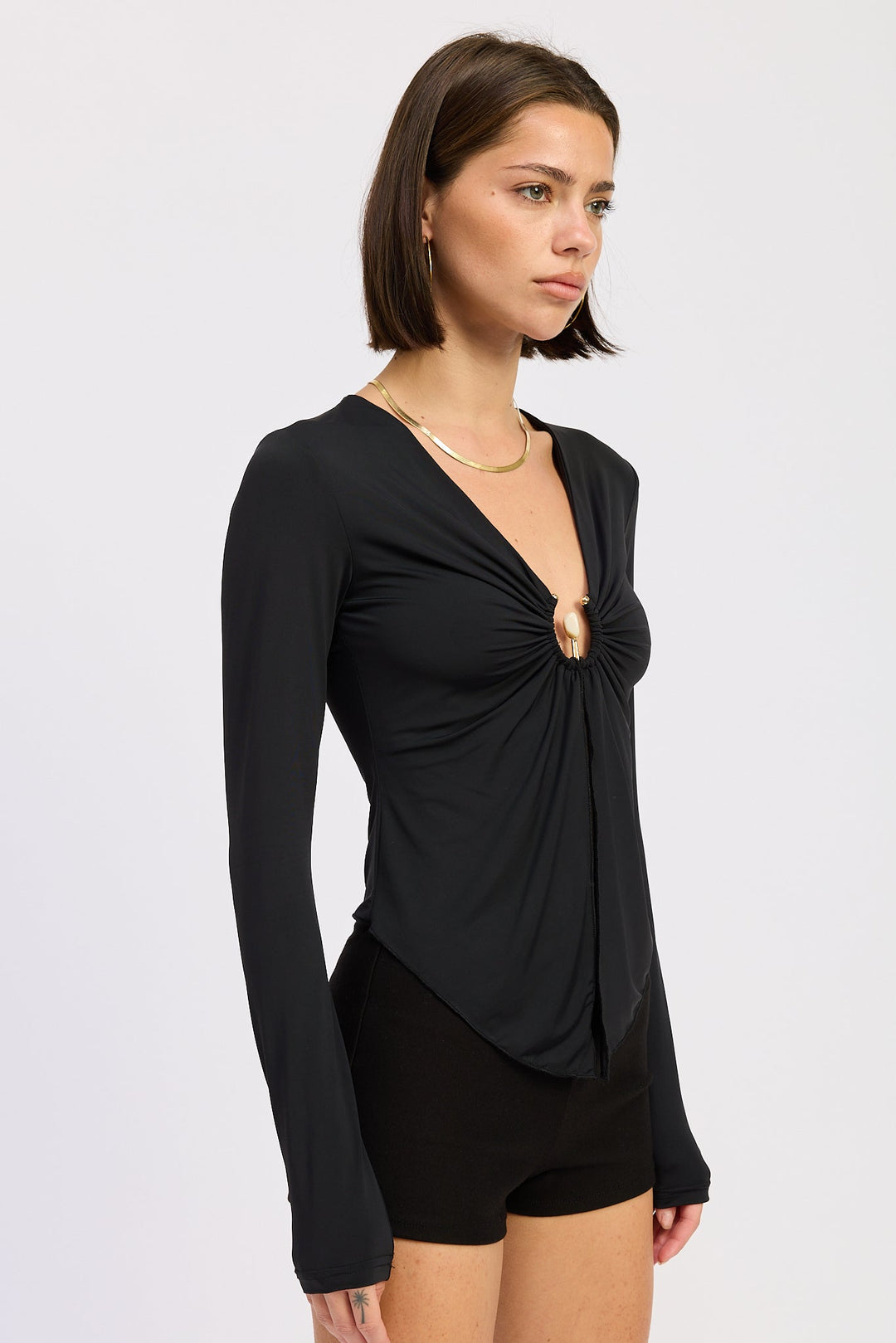 Black Guinevere Top