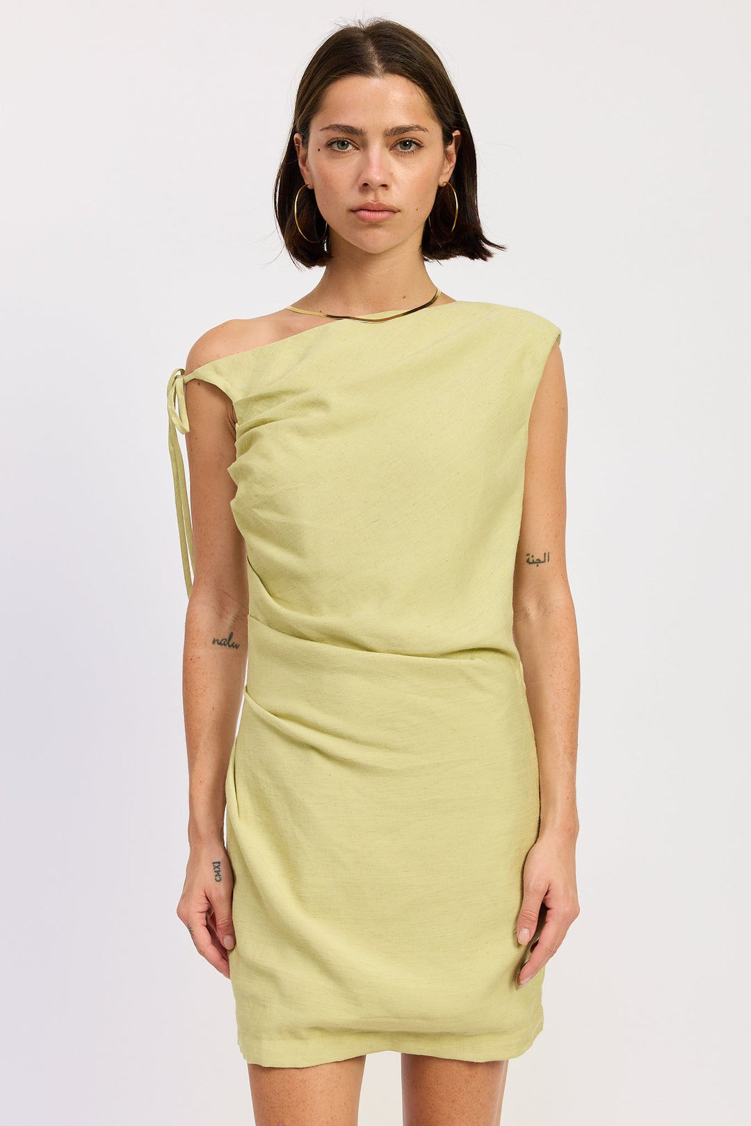 Oat Riven Mini Dress
