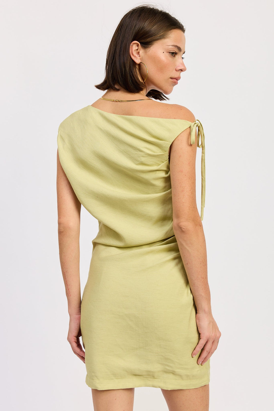 Lime Riven Mini Dress