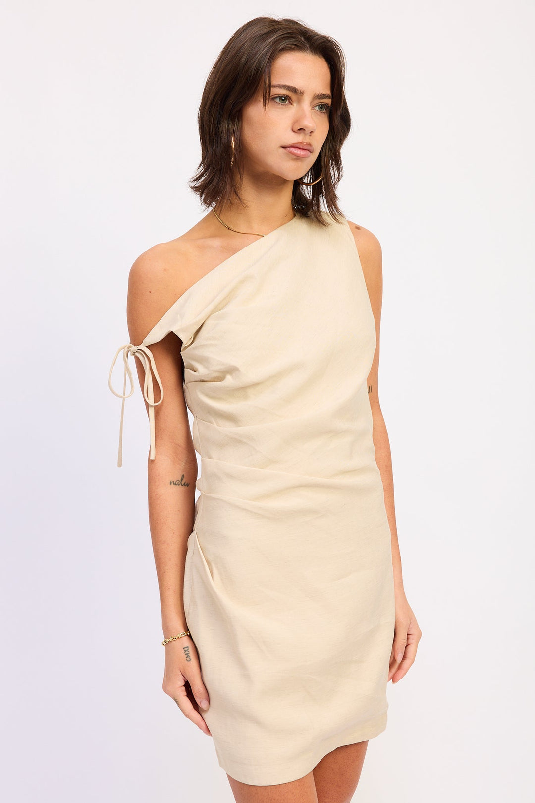Oat Riven Mini Dress