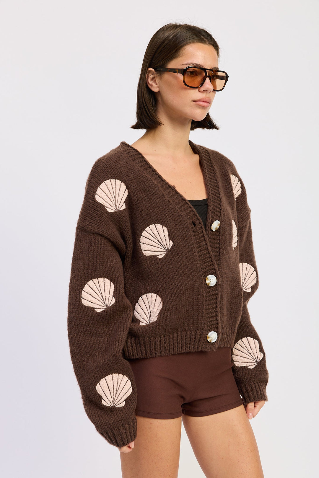 Mocha Pink Sierra Cardigan