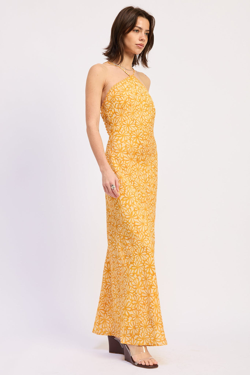 Tangerine Elowen Midi Dress