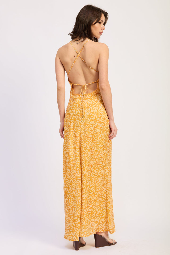Tangerine Elowen Midi Dress