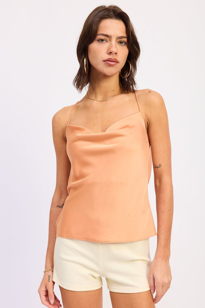 Apricot Ismene Top