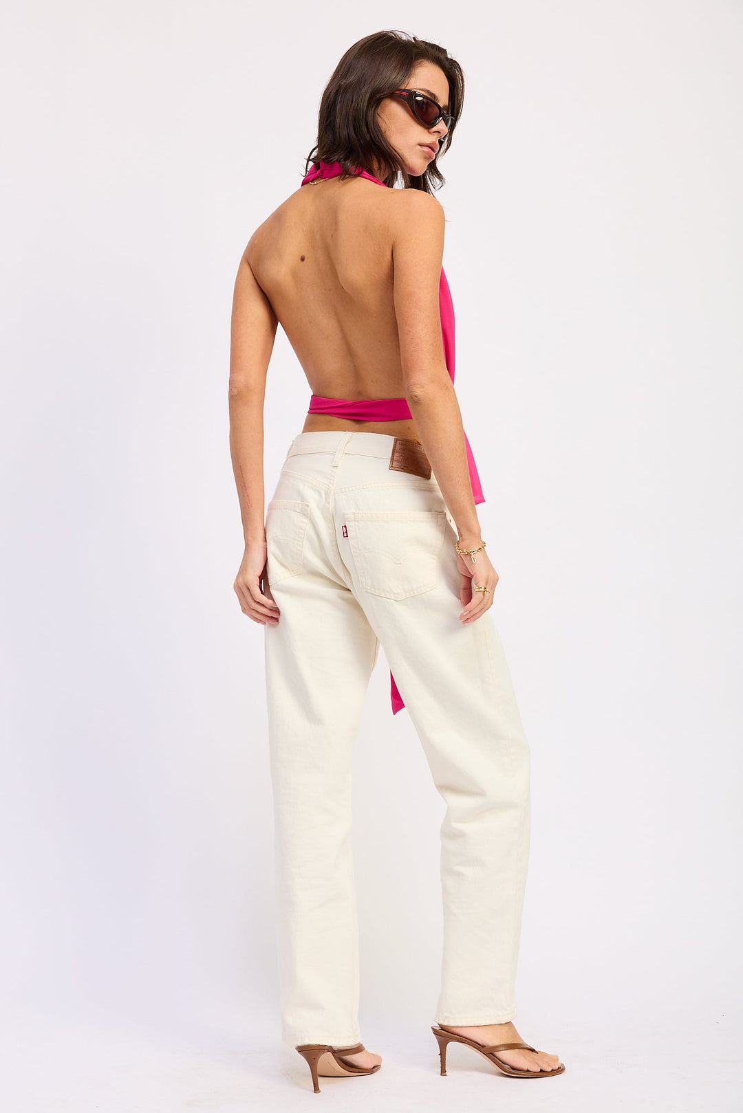 Magenta Eirene Halter Top