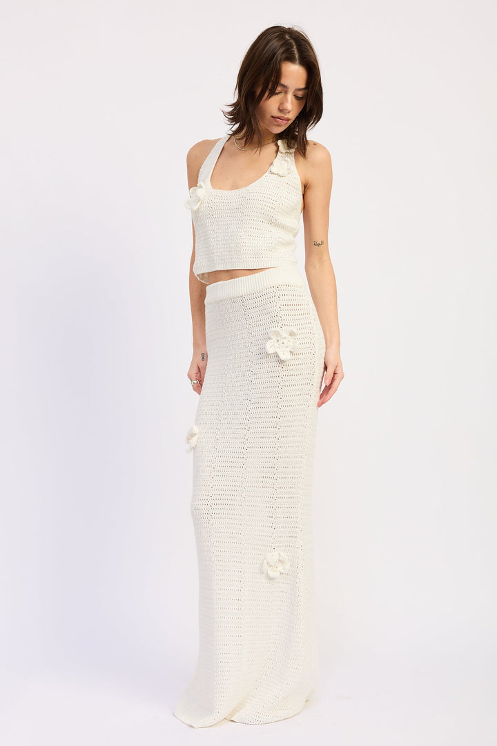 Ivory Isolde Maxi Skirt