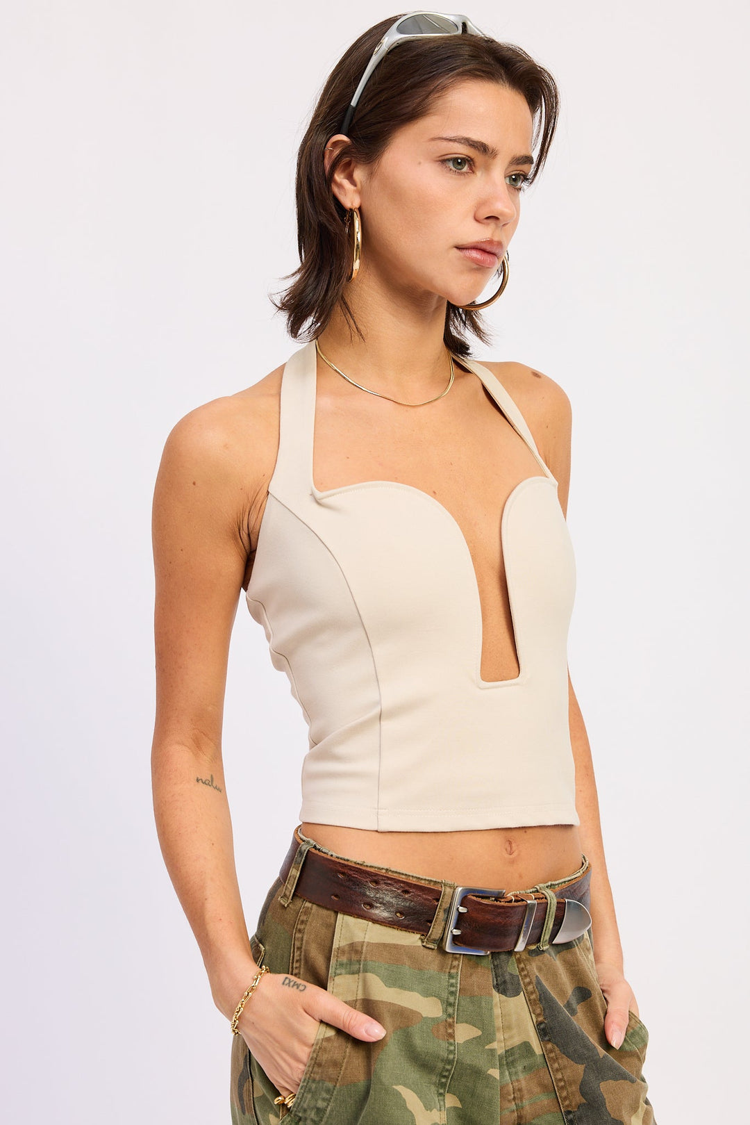 Beige Haven Top