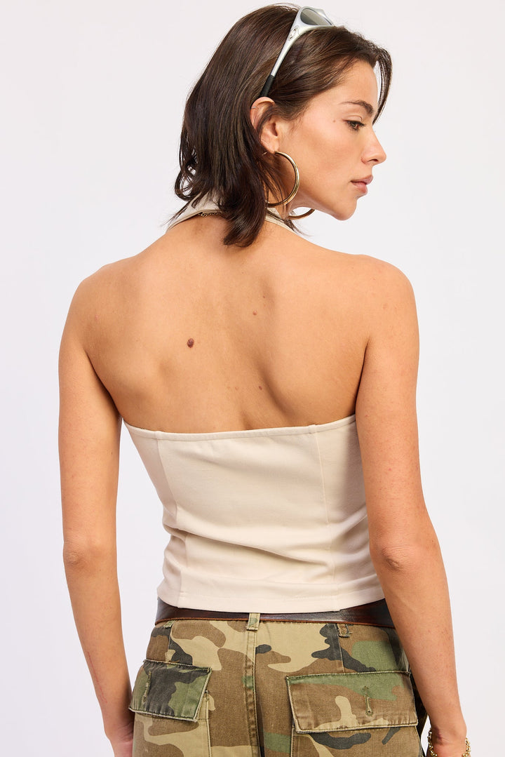 Beige Haven Top