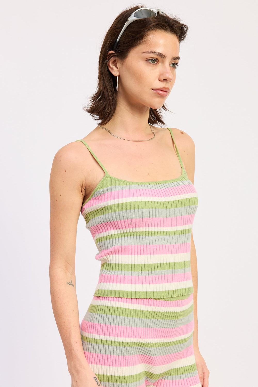 Lime Pink Multi Naomi Top
