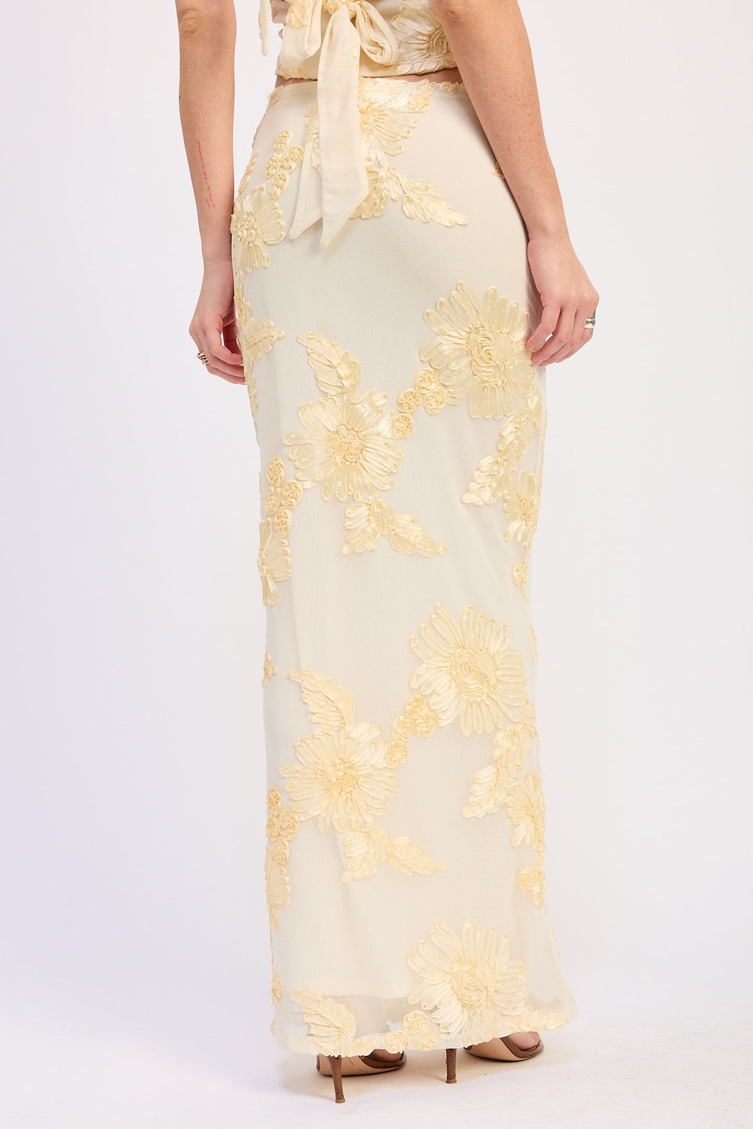 Ivory Milena Maxi Skirt