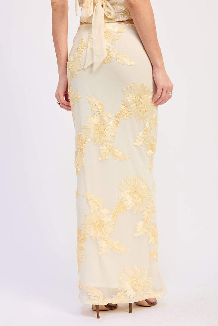Ivory Milena Maxi Skirt