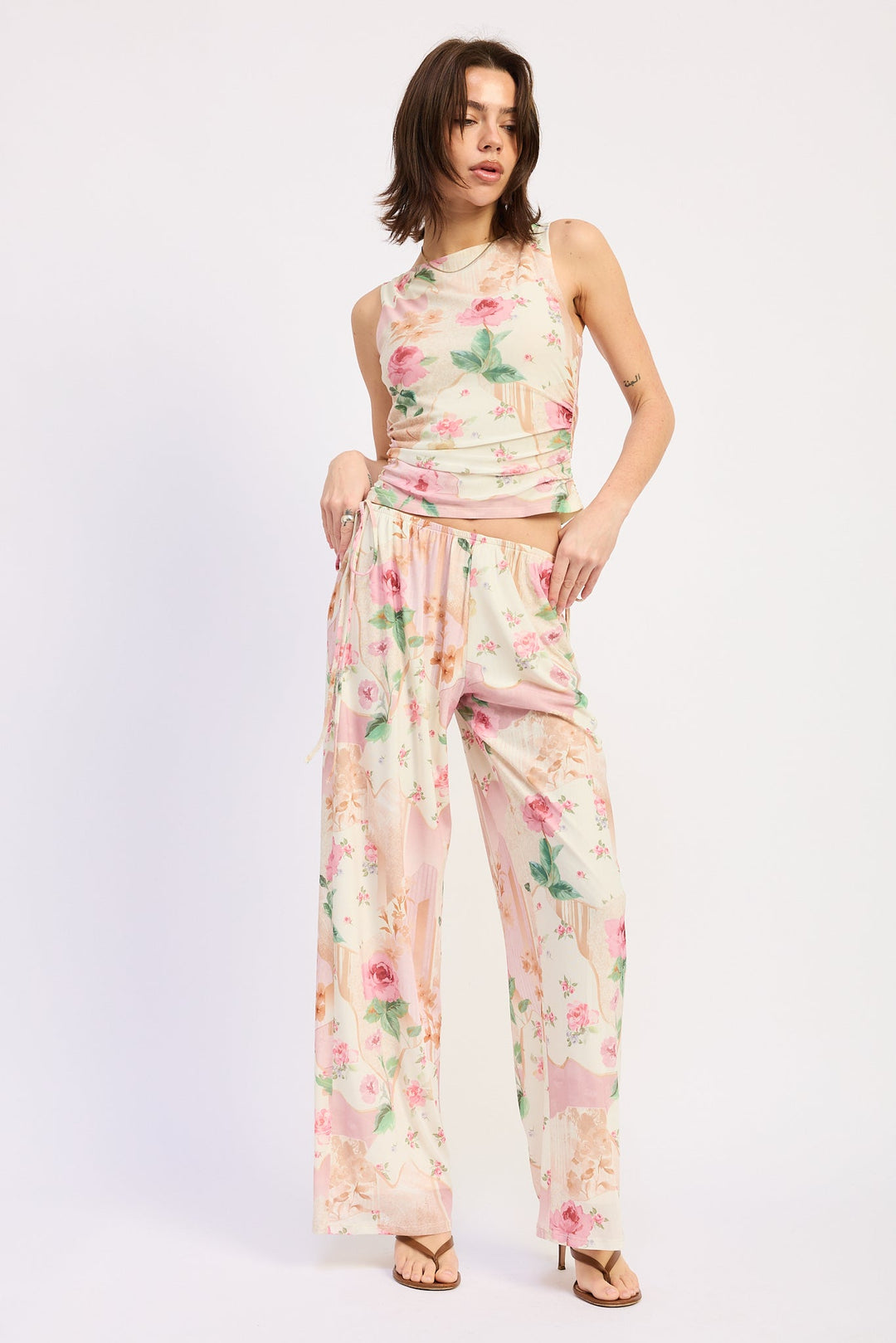 Ivory Rose Pink Julie Pants