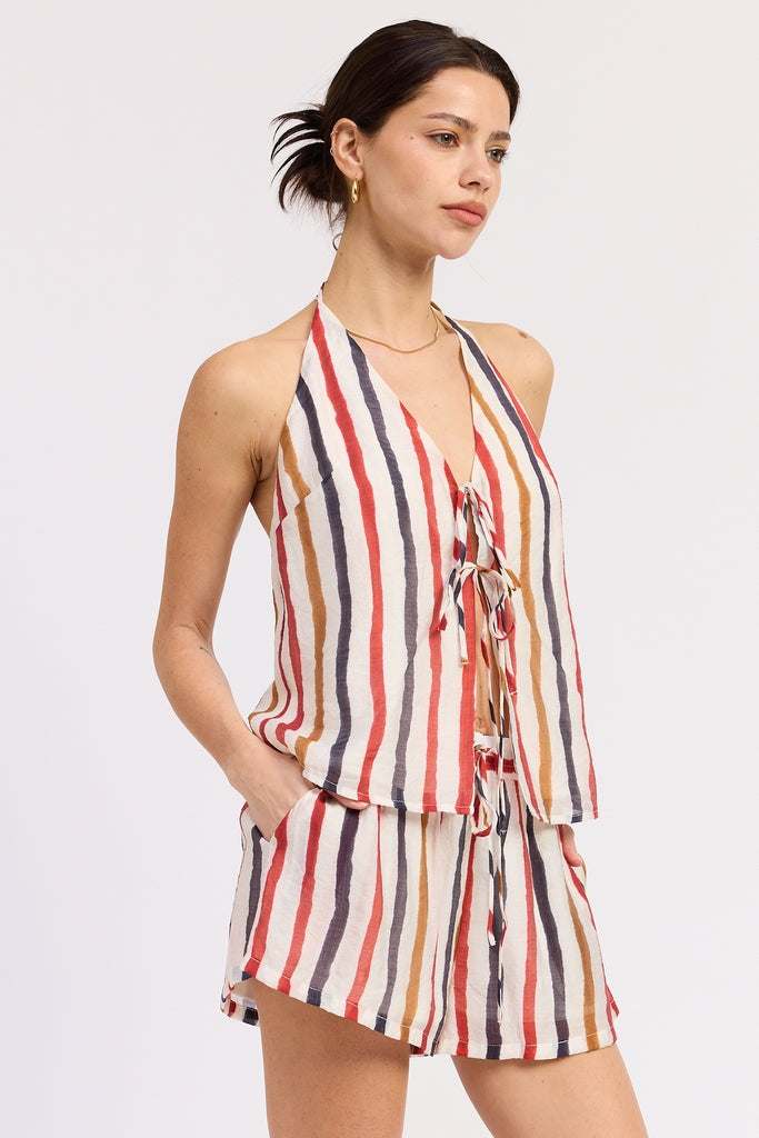 M Vale Tie Top