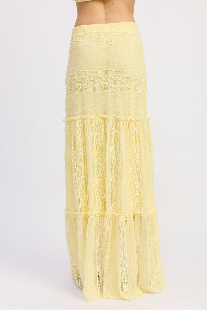 Yellow Zara Maxi Skirt